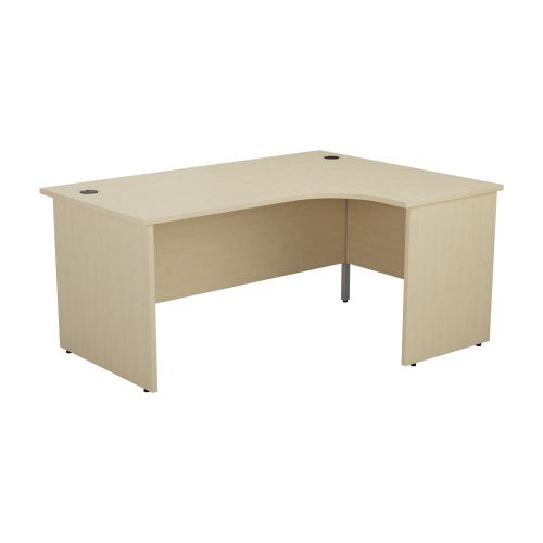 1200X1200 Panel Right Hand Radial Desk Maple