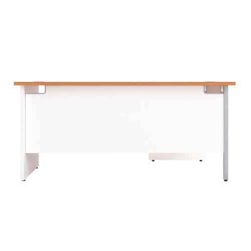 PAN1812LHRADBEWH Panel Left Hand Radial Desk 1800X1200 Beech/White