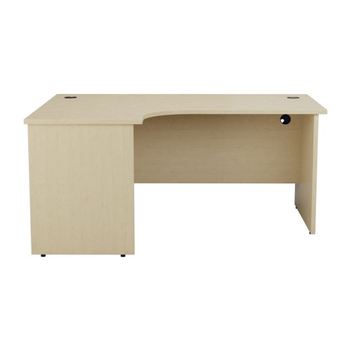 Panel Left Hand Radial Desk 1800X1200 Maple/Maple