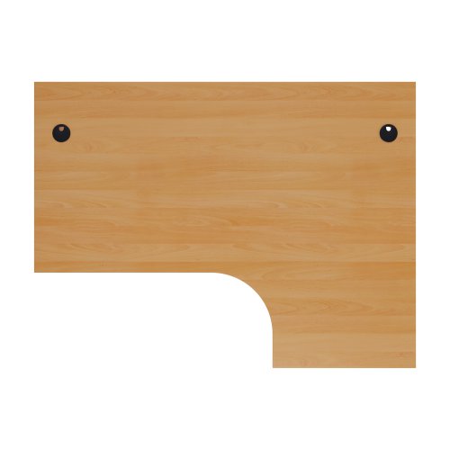 Panel Right Hand Radial Desk 1800X1200 Beech/Beech