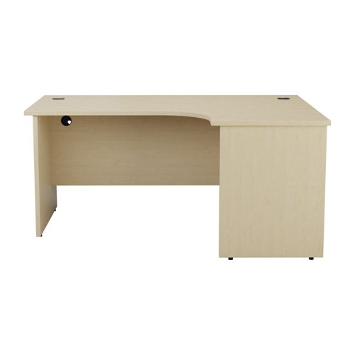 Panel Right Hand Radial Desk 1800X1200 Maple/Maple