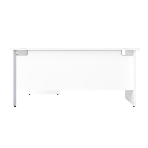 PAN1812RHRADWHWH Panel Right Hand Radial Desk 1800X1200 White/White