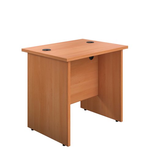 Panel Rectangular Desk: 600mm Deep 800X600 Beech