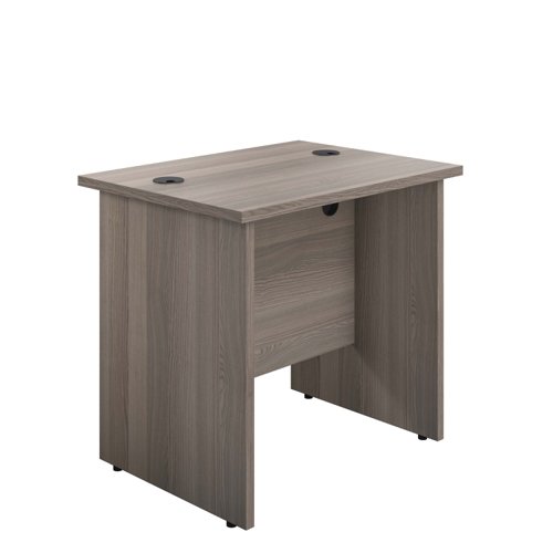 Panel Rectangular Desk: 600mm Deep 800X600 Grey Oak