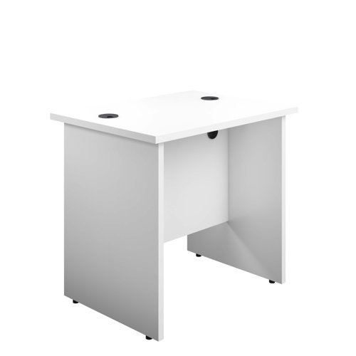 Panel Rectangular Desk: 600mm Deep 800X600 White
