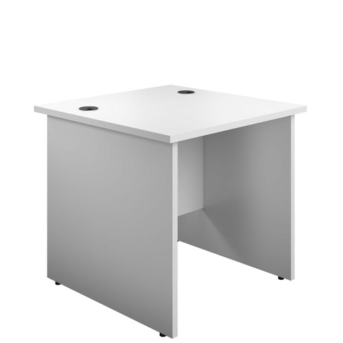 800X800 Panel Rectangular Desk White