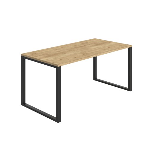 Picnic High Table (FSC) 1600X800 Natural Nebraska Oak/Black