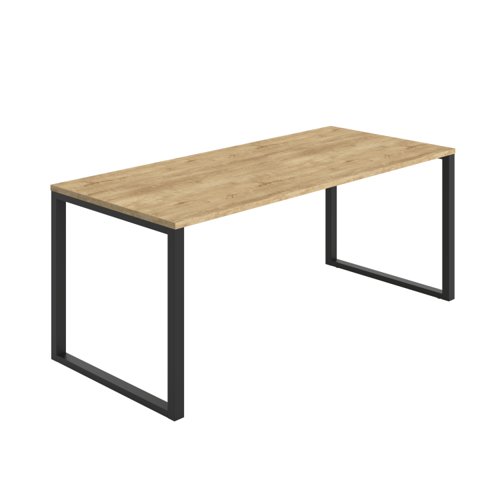 Picnic High Table (FSC) 1800X800 Natural Nebraska Oak/Black