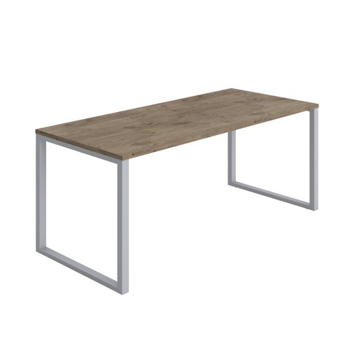 Picnic High Table (FSC) 1800X800 Grey Nebraska Oak/Silver