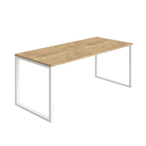 Picnic High Table (FSC) 1800X800 Natural Nebraska Oak/White