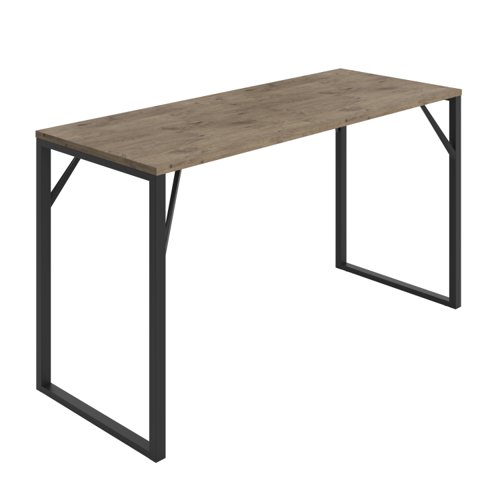 Picnic Low Table (FSC) 2000X800 Grey Nebraska Oak/Black