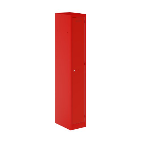 Primary 1 Door Single Locker Column Cardinal Red