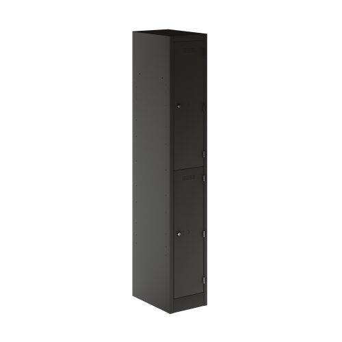 Primary 2 Door Single Locker Column Anthracite Grey