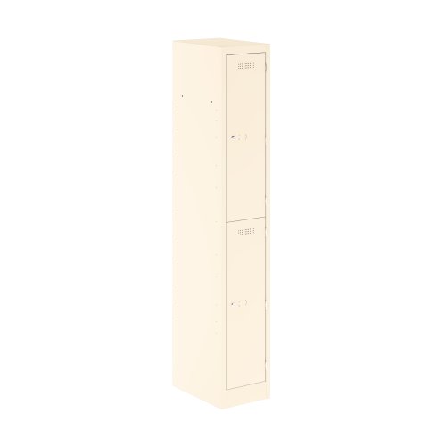 Primary 2 Door Single Locker Column Chalk