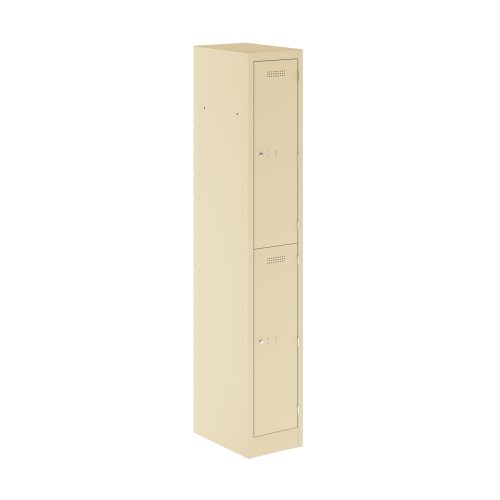 Primary 2 Door Single Locker Column Cream