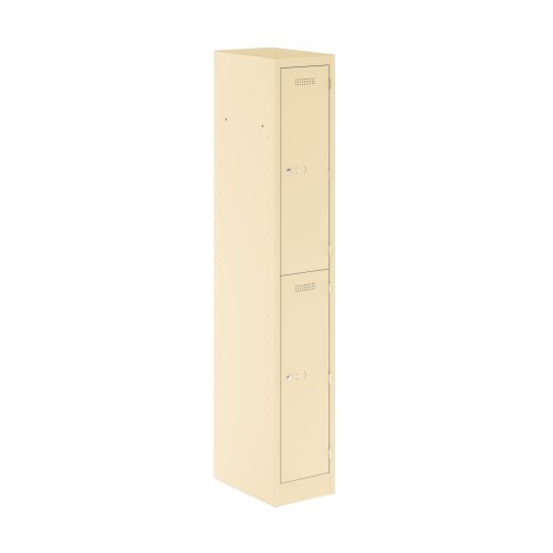 Primary 2 Door Single Locker Column Beige