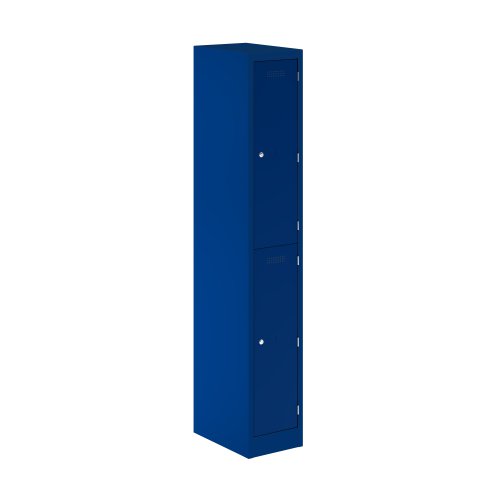 Primary 2 Door Single Locker Column Oxford Blue