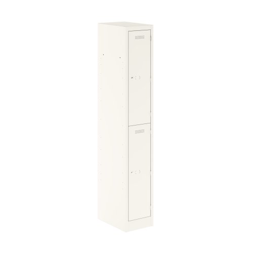 Primary 2 Door Single Locker Column Traffic White