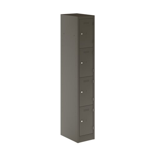 Primary 4 Door Single Locker Column Slate