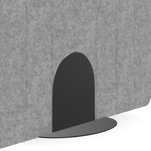 Metal Stand For PET Screen Black