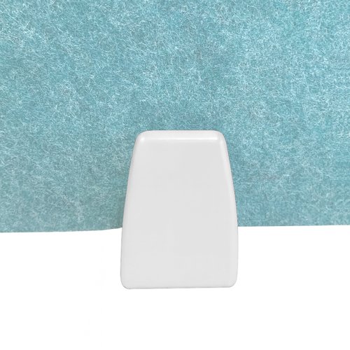 Under Desk Edge Fixed Screen Holder X 1 Bracket White Pair