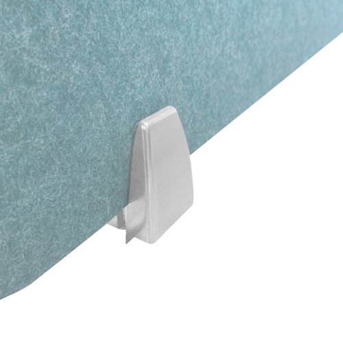 Under Desk Edge Fixed Screen Holder White