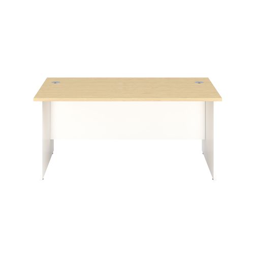 1200X800 Panel Rectangular Desk Maple / White