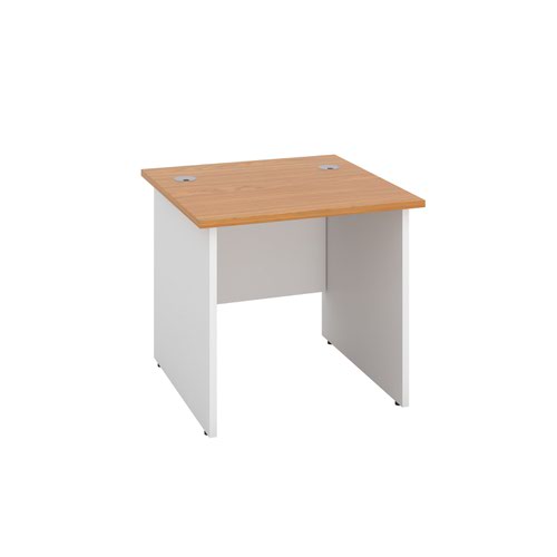 800X800 Panel Rectangular Desk Nova Oak / White
