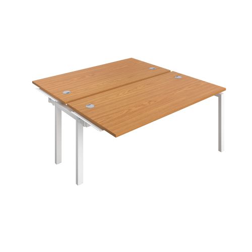 Premium 2 Person Bench Extension 1400 X 800 Cable Port Nova Oak-White
