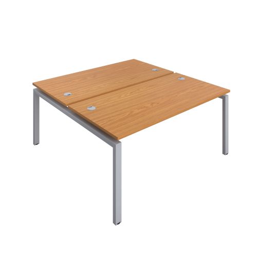 Premium 2 Person Bench 1600 X 800 Cable Port Nova Oak-Silver