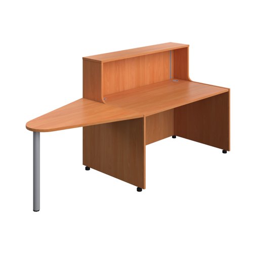 Reception Unit with Extension (FSC) 1400 Beech/Beech