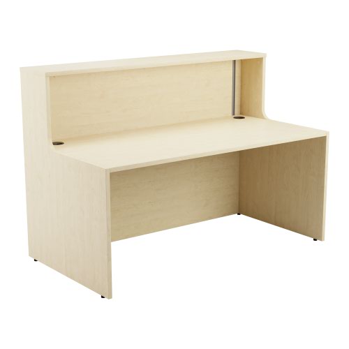 Reception Unit 1400 - Maple Sides With Maple Top