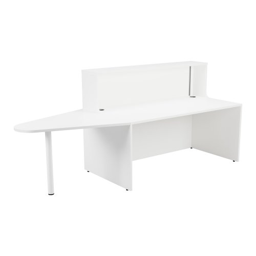 Reception Unit With Extension 1600 White/White