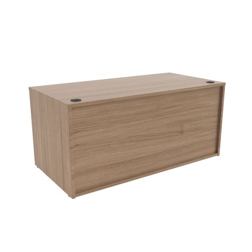 Jemini Reception Modular Desk Unit 1600mm Grey Oak RCM1600SBUGO