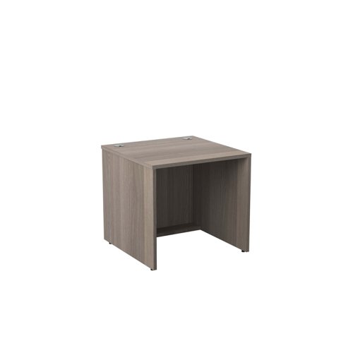 Reception Modular Straight Base Unit (FSC) 800 X 800 Grey Oak