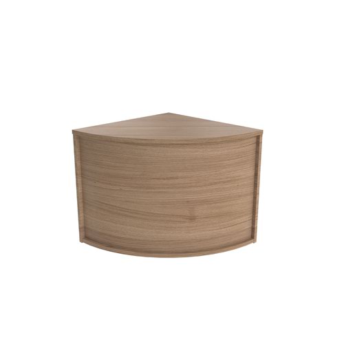 Jemini Reception Modular Corner Desk Unit Grey Oak RCMCBGO