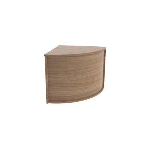 Jemini Reception Modular Corner Desk Unit Grey Oak RCMCBGO