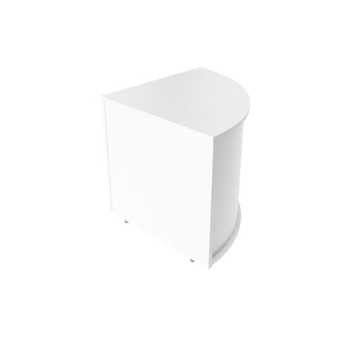 Jemini Reception Modular Corner Desk Unit White RCMCBWH