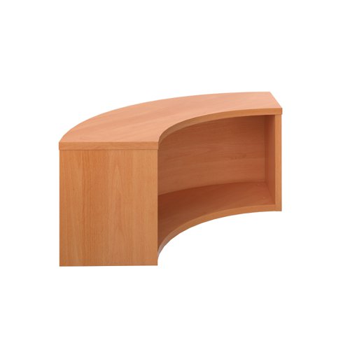 Reception Modular Corner Hutch Unit (FSC) Beech