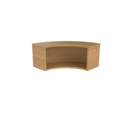 Reception Modular Corner Hutch Unit (FSC) Nova Oak