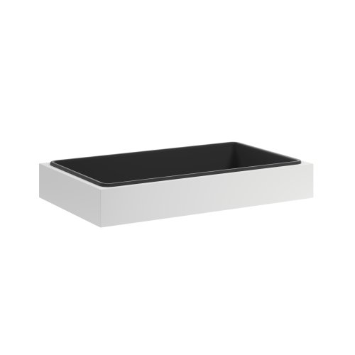 Bisley Steel Planter with Plastic Liner 800mm Wide Light Grey