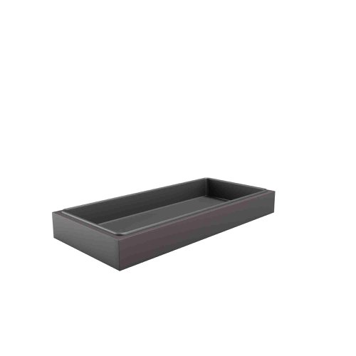 Bisley Steel Planter with Plastic Liner 1000mm Wide Anthracite Grey