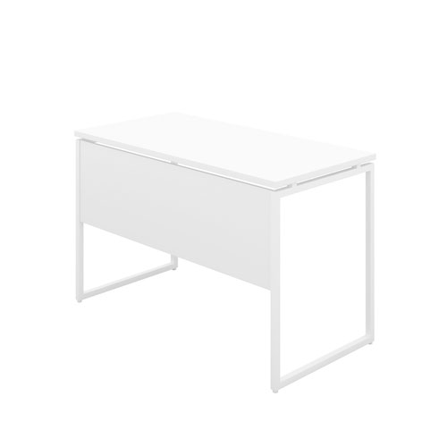 Jemini Soho Square Leg Desk 1200x600x770mm White/White KF90769