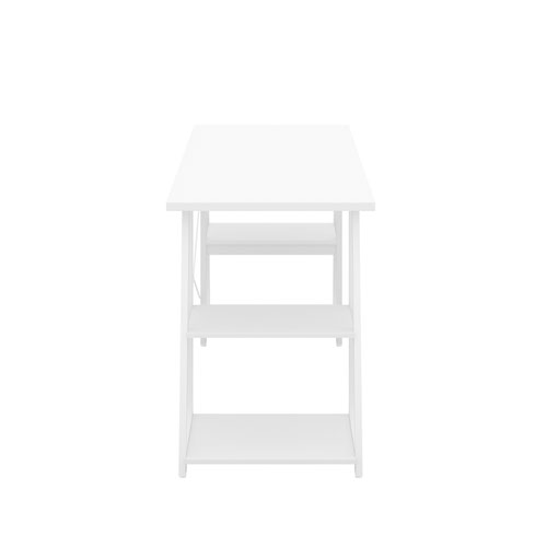 Jemini Soho Desk 4 Angled Shelves 1300x600x770mm White/White KF90792