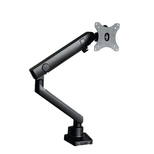 Single Spring Assisted Monitor Arm Black