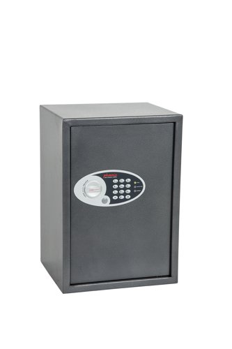 Compact SS0800E Series Steel Safe with Electronic Lock 51 Litres Metallic Graphite