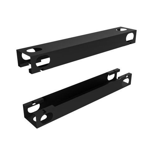 Synergy Cable Channel 1000mm Black