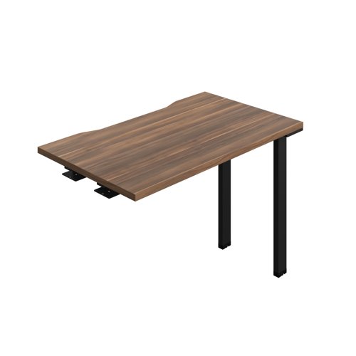 Synergy Bench Extension with Cut Out: 1 Person (FSC) : 1000 600 Dark Walnut/Black