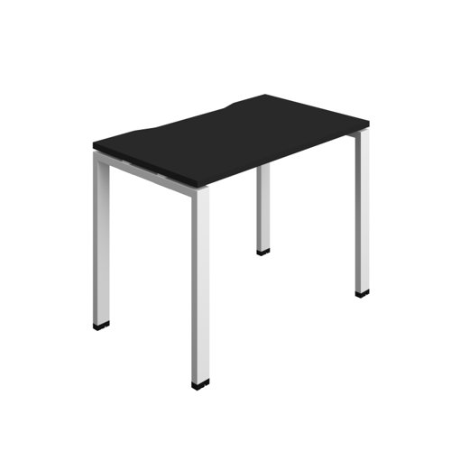Synergy Bench with Cut Out: 1 Person (FSC) : Goal Post Leg : 1000 600 Black/White