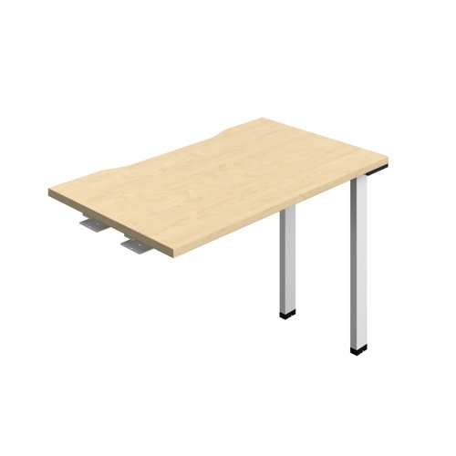 Synergy Bench Extension with Cut Out: 1 Person (FSC) : 1000 600 Maple/White